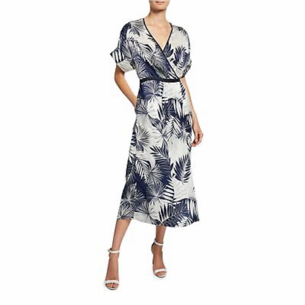 Equipment silk midi dress